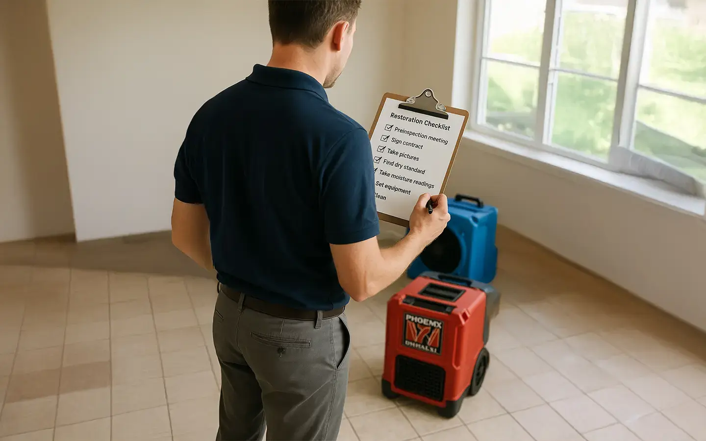 water damage restoration