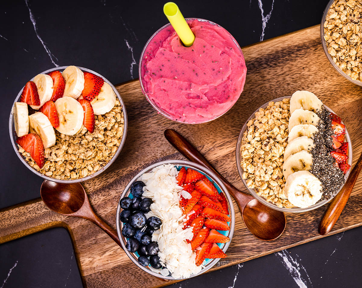 Enjoy Delicious Acai Bowl Selections Made with Fresh Everyday Ingredients